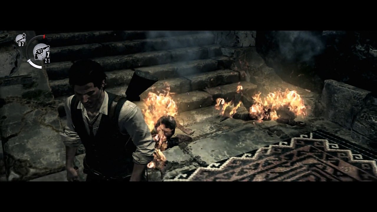 The Evil Within gameplay Español parte 21, REcogiendo las piezas del mural