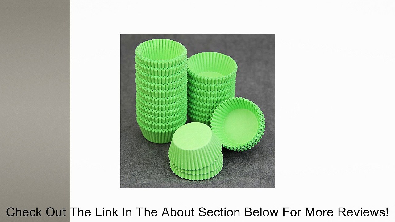 Estone� Lot of 100Pcs/600pcs Dia 1.5" Muffin Cases Liner Cake Cupcake Baking Paper Cups Review