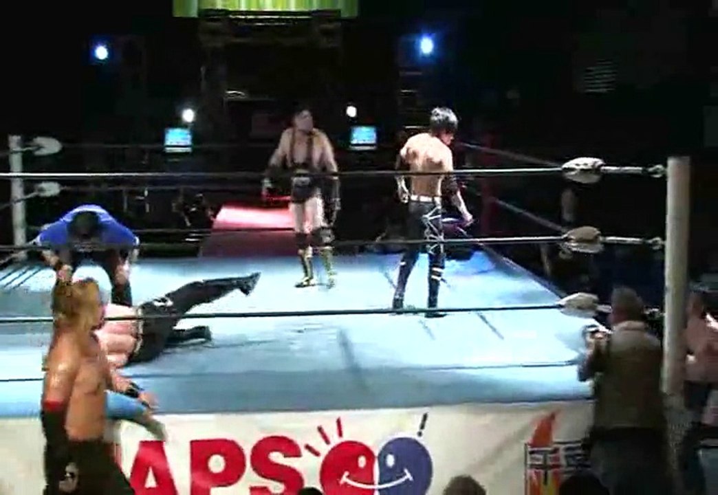 Saburo Inematsu & Ryuichi Sekine vs. Tank Nagai & Yuki Sato (K-DOJO)