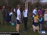 Dunya news-UK Wife-Carrying race held in Dorking