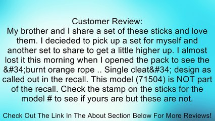 Muddy Outdoors Climbing Stick (Pack of 4), Brown Review