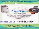 1-855-662-4436 Generic Printer Drivers Not Work Properly & Ink Doesn't Come Out
