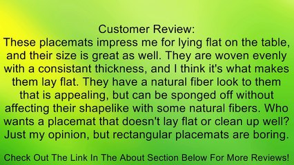 Benson Mills Victorian 15-Inch Round Placemats, Set of 4 Review