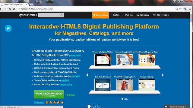 Best Free Digital Publishing Solution FlipHTML5 to Widely Spread Your digital Content Online