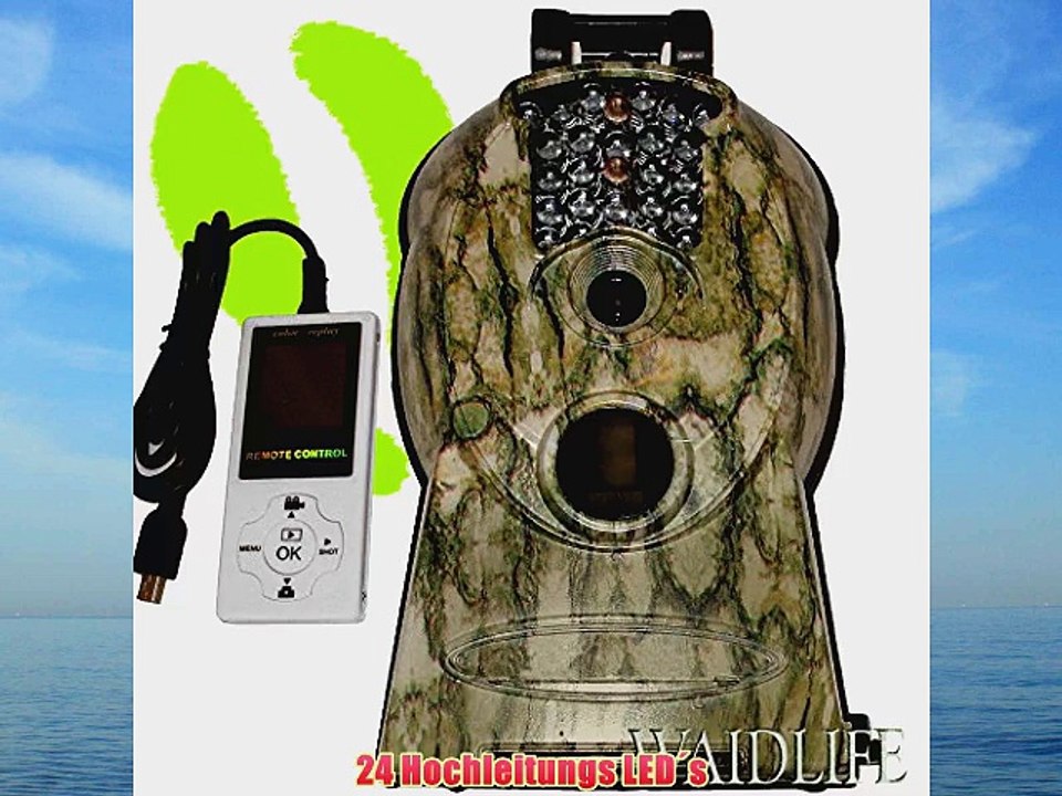 WAIDLIFE WAIDGUARD 10 MP HD JAGDKAMERA mit Fernbedienung Wildkamera Fotofalle NEU