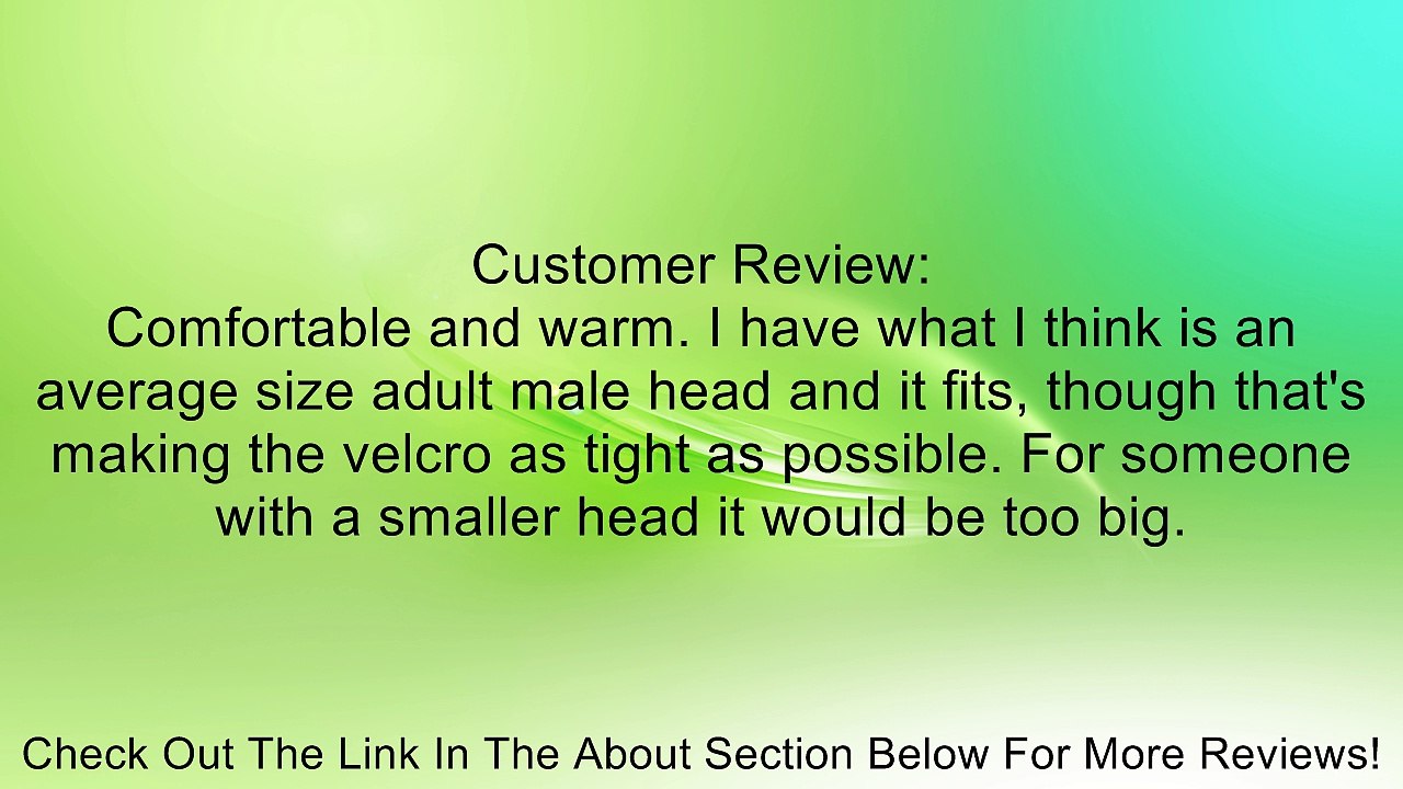 Polar Fleece Velcro Adjustable Headband (Pick Your Color) Review