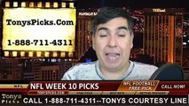 Thursday NFL Betting Picks Odds Predictions Point Spread Previews 11-6-2014
