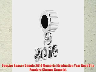 Pugster Spacer Dangle 2014 Memorial Graduation Year Bead Fits Pandora Charms Bracelet