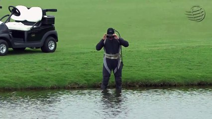Scuba diver retrieves Rory McIlroy’s 3-iron at Cadillac Championship