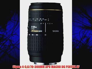 Sigma 4-56/70-300MM APO MACRO DG PENTAX AF