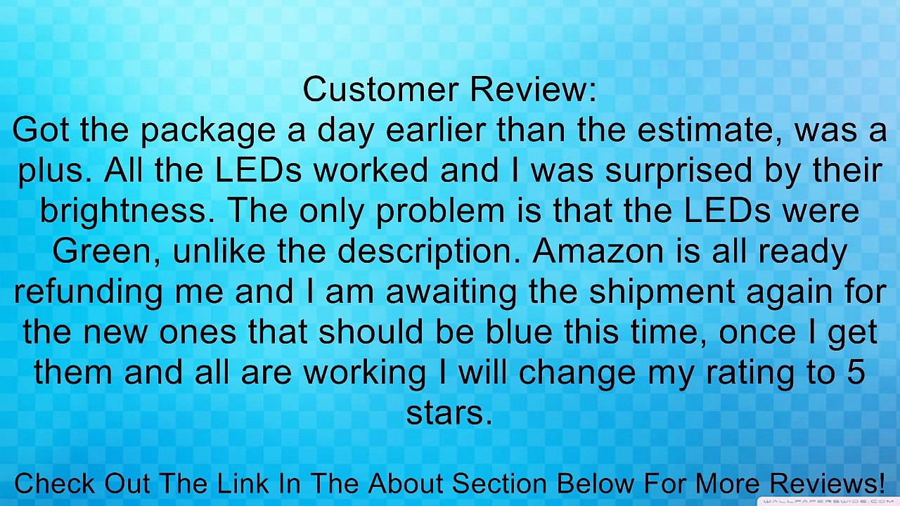 HAMIST 4pcs LED Car Auto Flexible Waterproof Light Strip 11.8" 30cm Blue Review