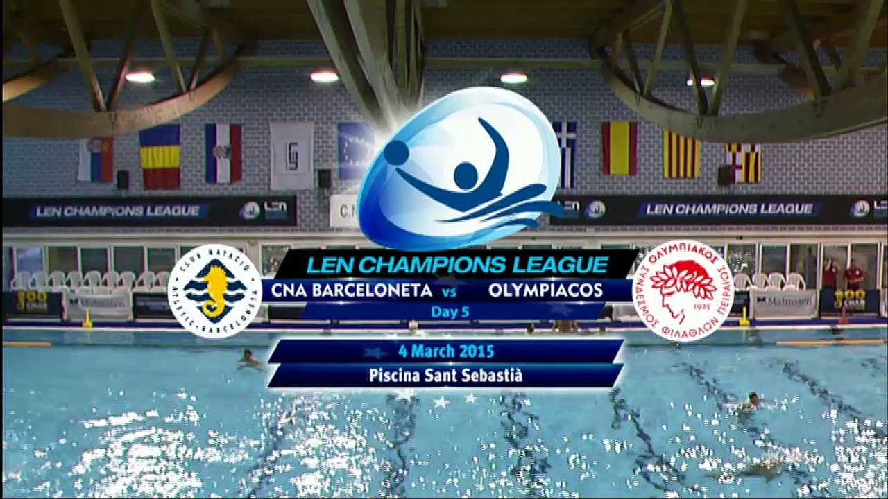 Champions League Preliminary Round Day 6 - Barceloneta (ESP) vs Olympiacos SFP (GRE)
