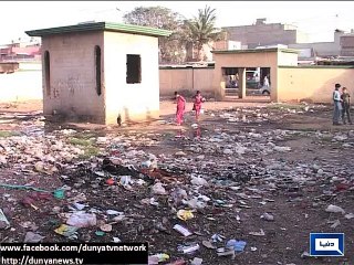 Dunya news- Sewerage problem in Populated areas of Karachi