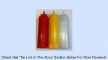 3 Pck Squeeze Dispenser Bottles - Ketchup, Mayo, Mustard Review