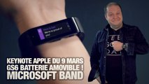 #freshnews 806 Keynote Apple du 9 Mars. Batterie Galaxy S6. Microsoft band