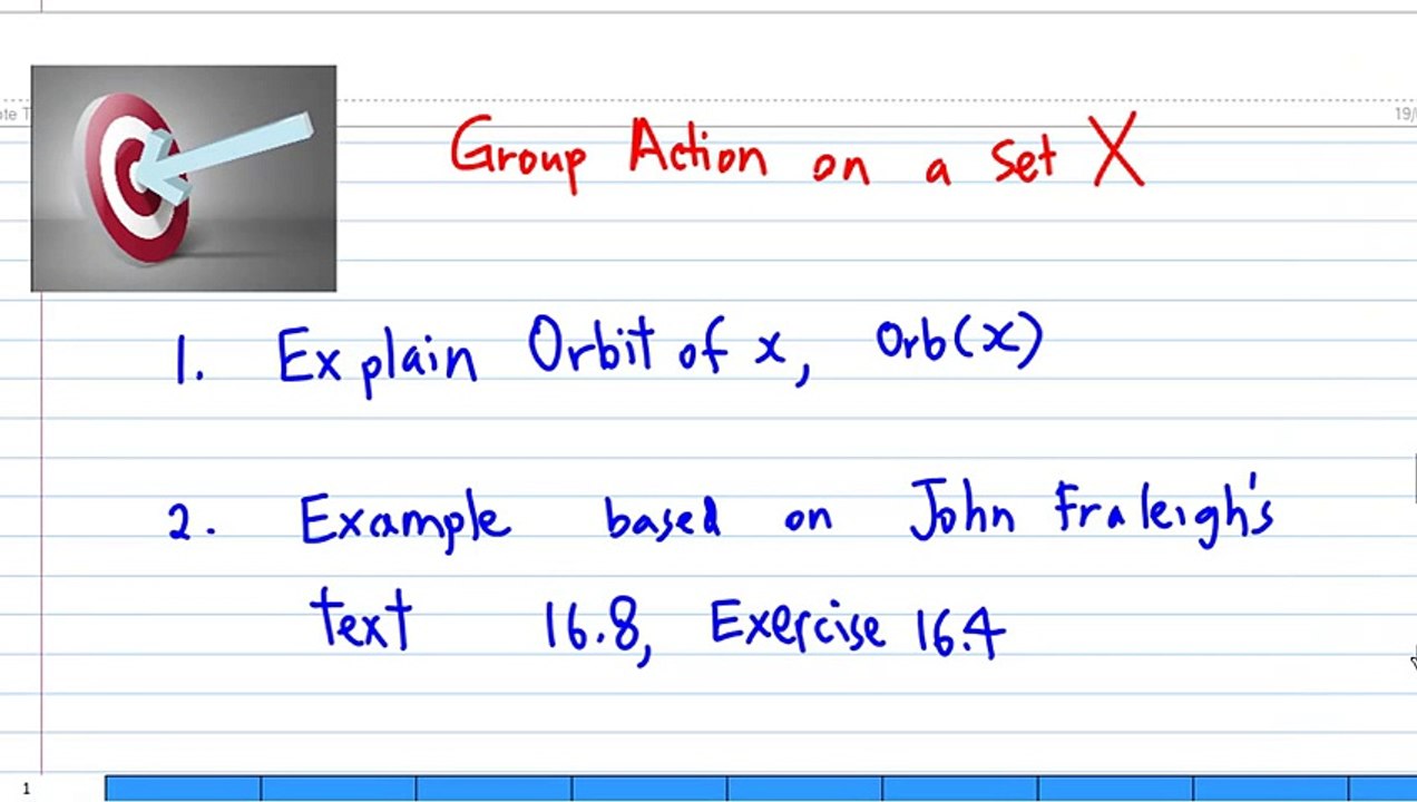 Orbit of group action