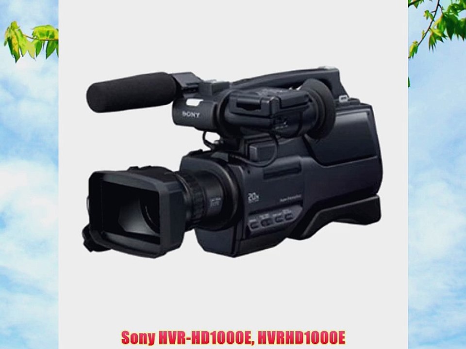 Sony HVR-HD1000E HVRHD1000E