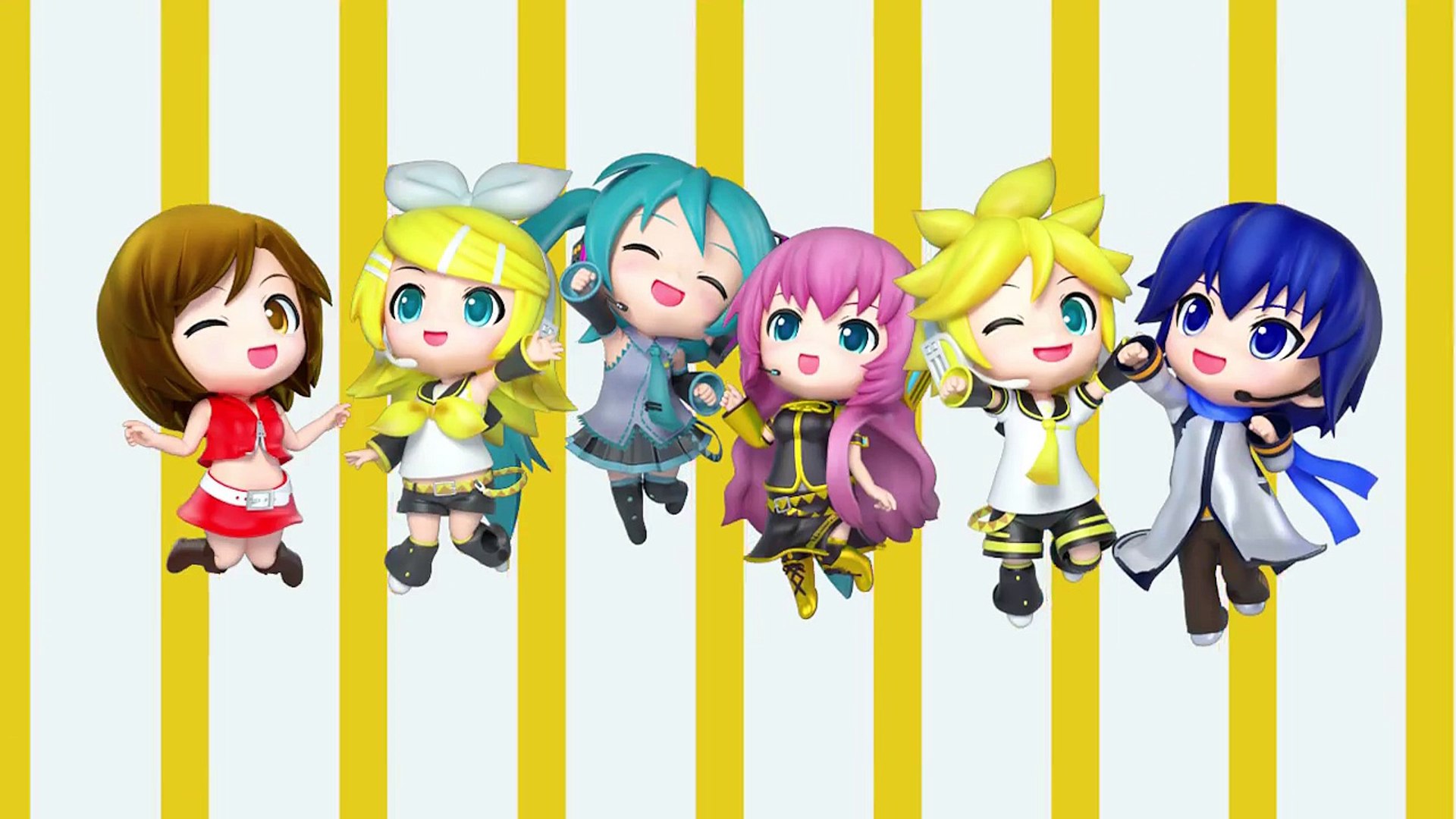 Hatsune Miku And Friends Chibi