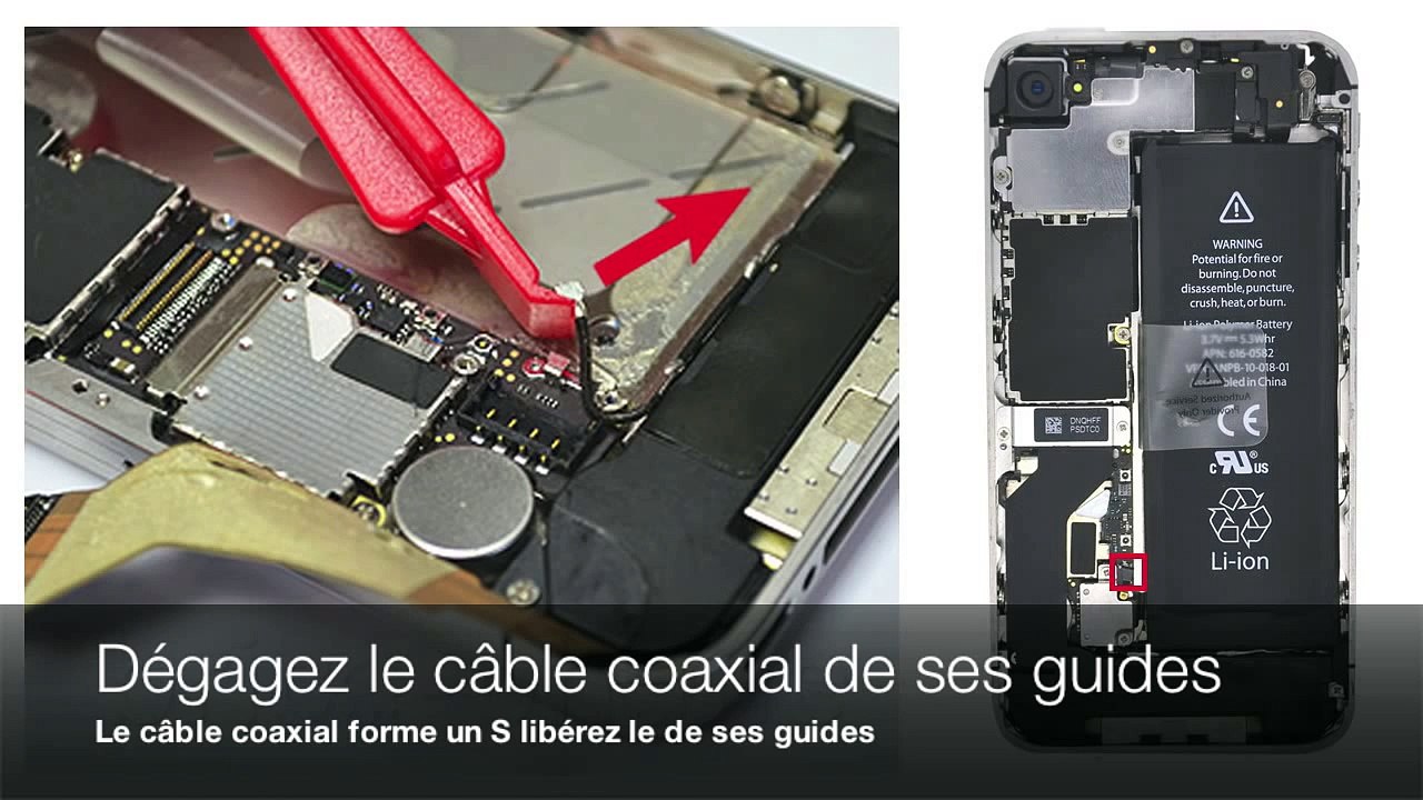 Tuto iPhone 4S : Changement de la nappe du bouton Home démontage + remontage HD