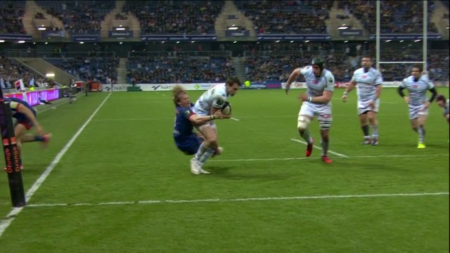 TOP14 - Racing-Métro 92 - Grenoble: Essai Juan Imhoff (RM92) - J19 - Saison 2014/2015