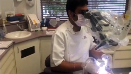 Microscope View of Dentistry, Dental Treatment with Microscope