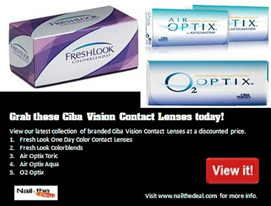 Nail The Deal - Branded Contact Lenses Online at Best Prices in Dubai, UAE