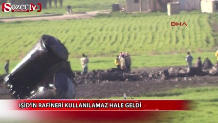 IŞİD'in rafineri kullanılamaz hale geldi
