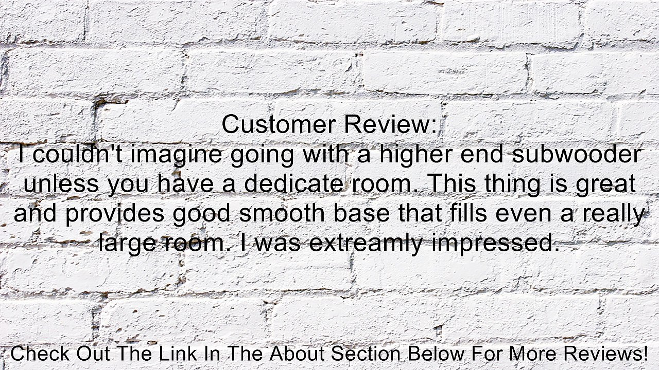 Infinity Primus 8-Inch 150-Watt Powered Subwoofer (Black) Review