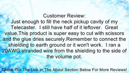 Copper Shielding Tape, 1 inch x 5 feet Review