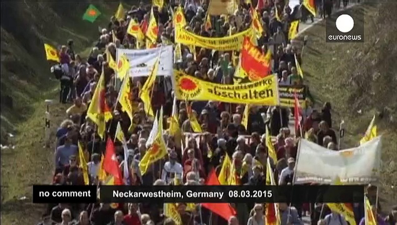 Anti-nuclear demonstration in Germany
