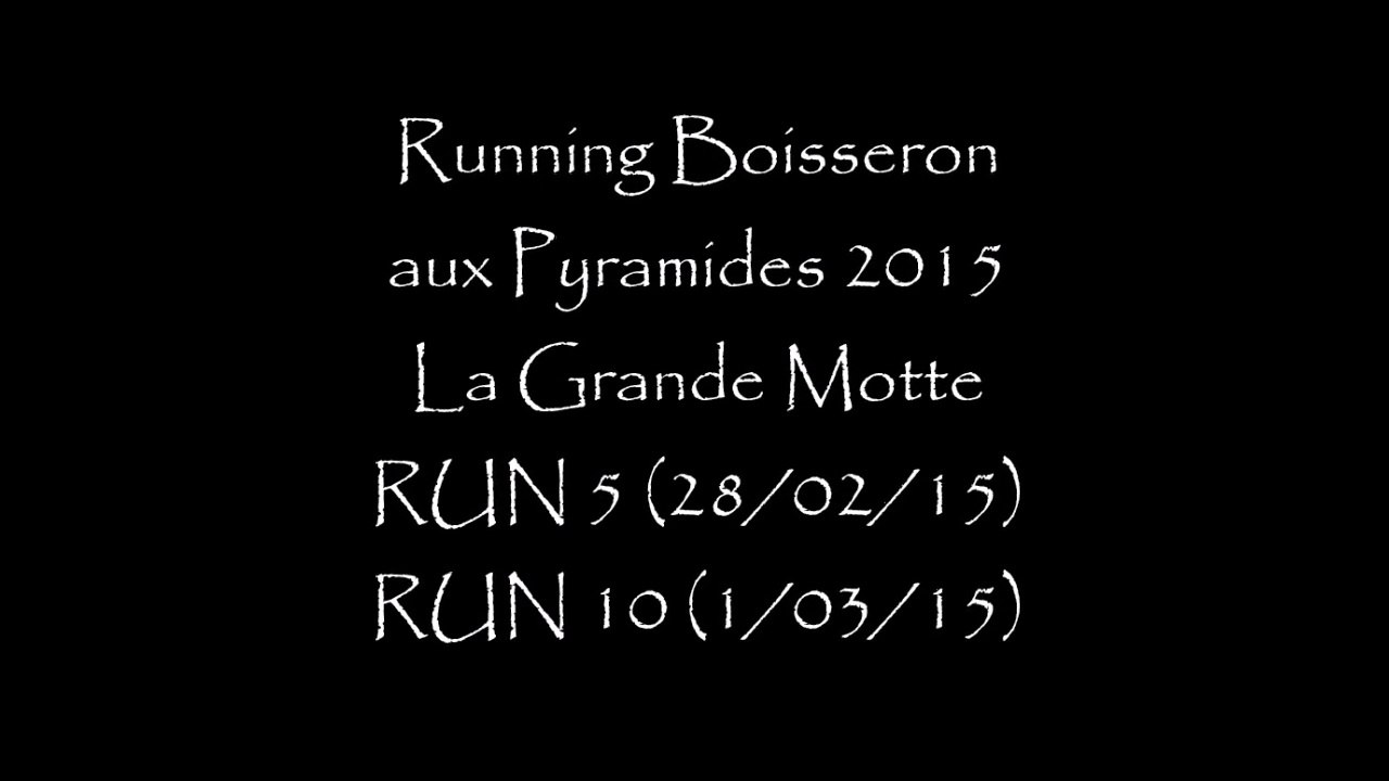 Running Boisseron à la Grande Motte 2015