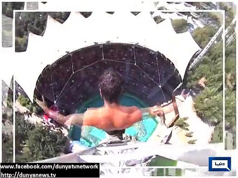 Amazing Jump In A Pool Video Went Viral On Internet