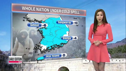 Cold spell returns nationwide