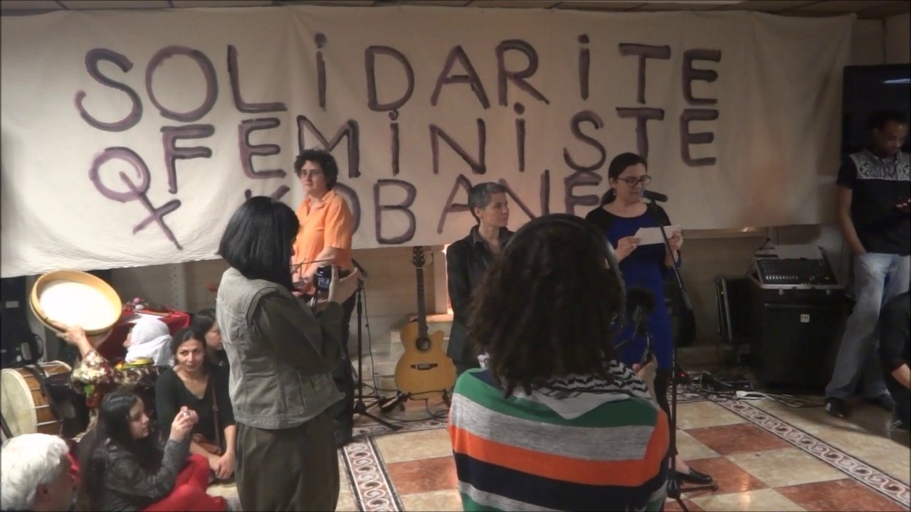 Solidarité féministe  avec les combattantes de Kobané (Centre culturel kurde de Paris)