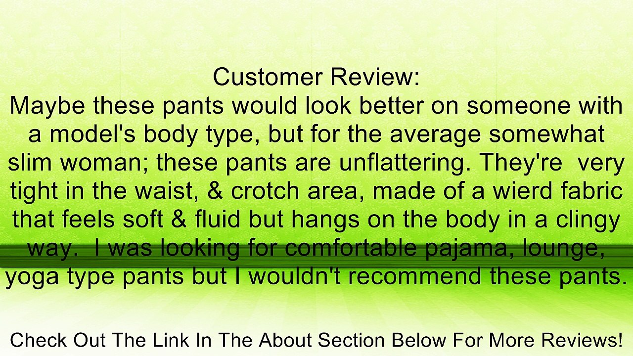 Calvin Klein Women's Essentials Pull On Yoga Pant Review