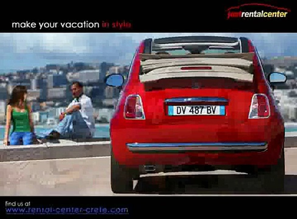 Rental Center Crete tv commercial featuring the advantages of car hire in Crete