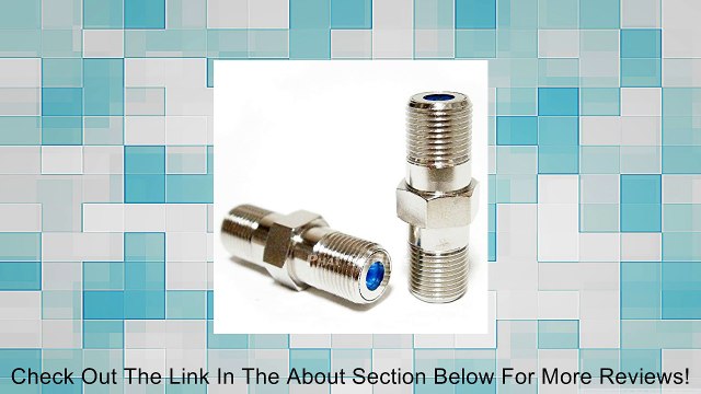 25 Pieces F Type Female to Female 3GHz F-81 Barrel Splice Connector Coupler Coax Review