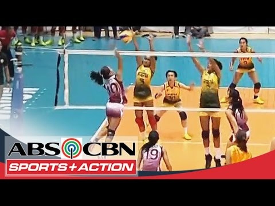 UAAP 77: Nicole Tiamzon serves a tremendous spike