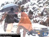 Dunya News - Snow fall continue in northern areas of Pakistan