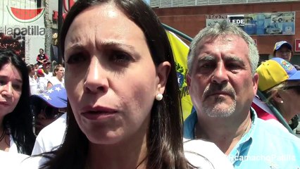 Machado: “Padrino López no tiene competencia para regular el derecho a manifestar”