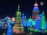 Ice & Snow World Gets Underway in Harbin, China