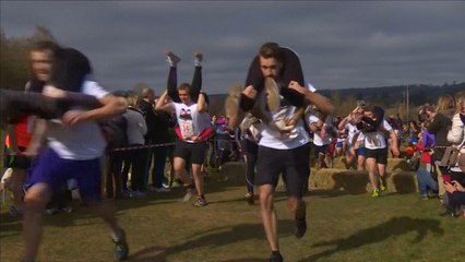Wife-Carrying Footrace Is Like The Olympics, Plus Love