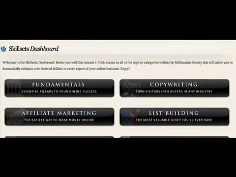 Millionaire Society - Millionaire Society Members Area