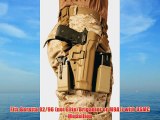 BLACKHAWK! Serpa Level 2 Tactical Holster USMC Coyote Tan/Size 04 Left Hand (Beretta 92/96/M9