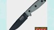 ESEE Knives 4PCP Model 4 Fixed Blade Knife with Black Linen Micarta Handles
