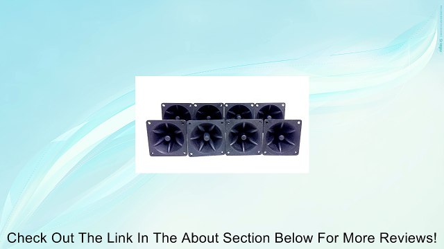 4 Pair of 3.25 x 3.25 Piezo Tweeter Element DJ Speaker Car Audio Square Single Super Horn NTX-1004PZ Review