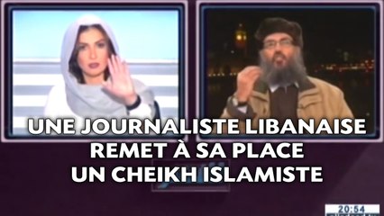 Une journaliste libanaise remet à sa place un cheikh islamiste