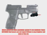 ArmaLaser GTO/FLX Red Laser Sight for Taurus PT111/PT140 G2 GTO/FLX23