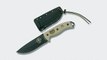 Esee Model 5 Survival Fixed Blade Knife 5.25in Black Powder Coat Plain Edge ES-5PBK