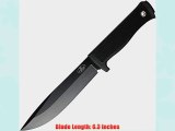 Fallkniven A1 Kraton Handle Black Blade Plain Zytel Sheath FK-A1BZ